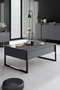Hanah Home Conjunto de Muebles de Salón Luxe en Nogal y Negro